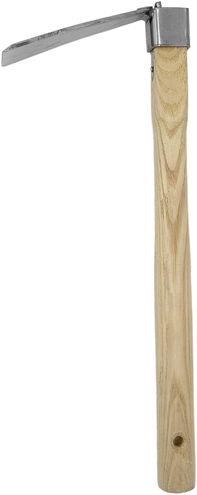 Zenport J6-02 Hoe, 15-Inch Handle, 5 Inch Stainless Steel Blades, Beige - 12 Pack