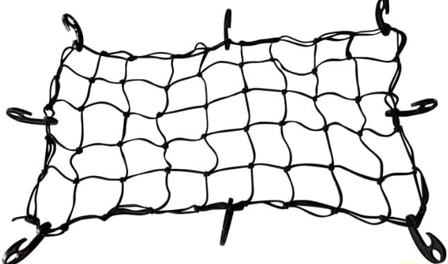 Cargo Net for Utility Folding Wagon,Duty Elastic Nylon net for Beach Cart,Trolley Cart,Wagon net Cover Garden Cart Cover Net(19.69" X 35.43")
