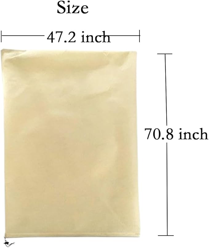 gardtree Plant Covers Freeze Protection 47.2" x 70.8" 2 Packs 2.4oz/yd², Thickened Winter Plant Frost Protection Garden Cold Weather Tree Wrap with Zipper Drawstring for Outdoor Shrub Potted Plant