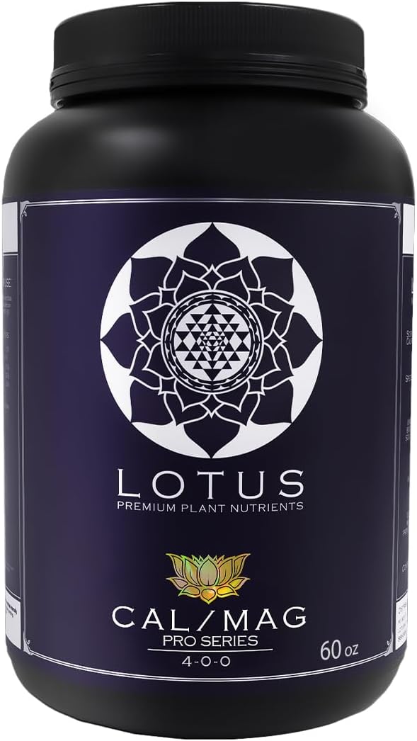 60oz Cal-Mag Supplement for Enhanced Plant Growth - Naturally Derived Premium Powdered Nutrient with Calcium and Magnesium for Soil, Hydroponic, and Coco Coir - Lotus Nutrients for Indoor and Outdoor