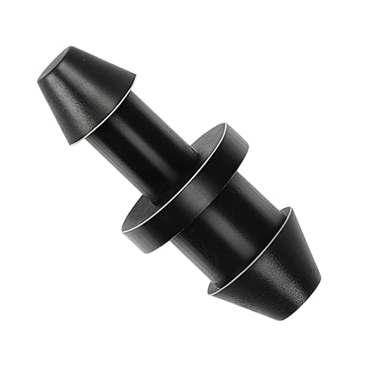 60 Pieces 1/4" Drip Irrigation End Plug Fittings:1/4'' Drip Single Barbed End Cap Connectors for 1/4 Inch Irrigation Tubing 1/2" Tubing Goof Hole Plugs for Garden Drip Line Systems