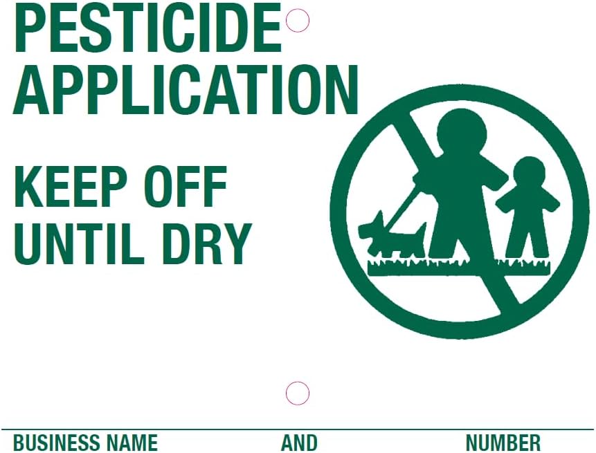 Lawn Treatment Application Stakes & Florida Signs (Economy Style Stake / 1,000 pc. Pack)