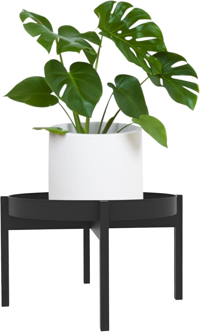 Plant Stand Indoor , 11.8" Indoor Plant Stand Stable Plant Holder Flower Pot Stands for Multiple Plant Metal Single Plant Stand Indoor Small Plant Stand for Patio Garden Decor