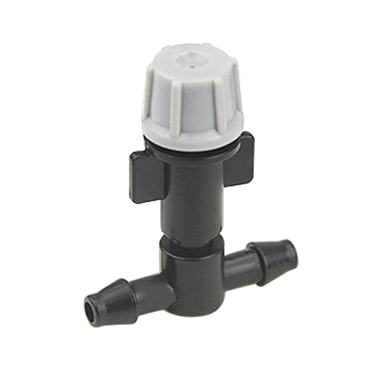 XINGYHENG 100Pcs(50Pairs) Garden Irrigation Kit Adjustable Misting Drippers Atomizing Connect with Tee Connector Round Emitter Drip System for Flower Pot Garden Lawn Water Irrigation Drip Kit
