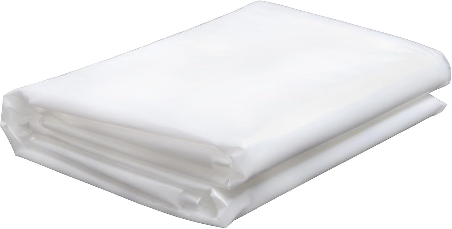 HOSTIC 20 x 25FT Clear Greenhouse Plastic Sheeting, 6 Mil Heavy Duty Polyethylene Film, for Farm, Garden, Nursery