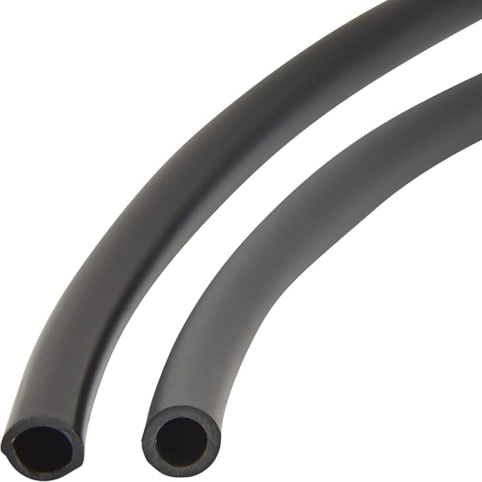 Raindrip 016005P 1/4-Inch Drip Irrigation Supply Tubing, 50-Foot, for Irrigation Drippers, Drip Emitters, and Drip Systems, Black Polyethylene (Pack of 4)
