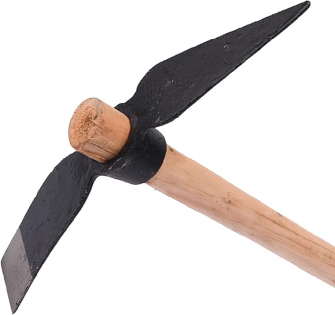 Garden Hoe Pick Garden Pick Mattock Multipurpose Hand Tool Digging Weeding Seeding Turning Soil Mining Tools
