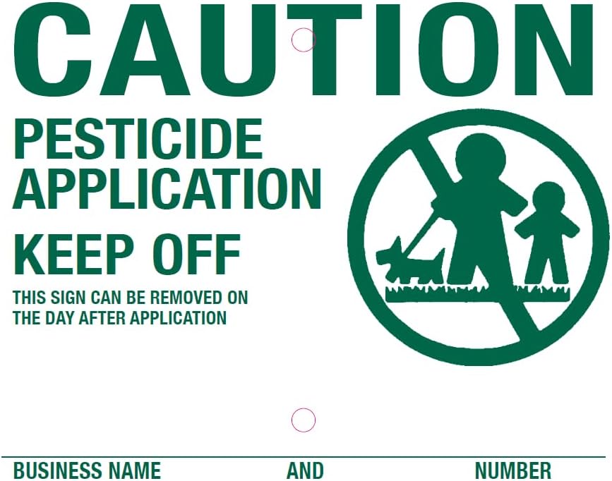 Lawn Treatment Application Stakes & Georgia Signs (Premium Style Stakes / 1,000 pc. Pack)