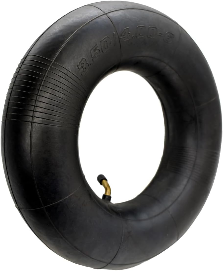 3.50/4.00-6 Inner Tube with TR87 Bent Valve Stem (1 Pack), for Hand Trucks, Utility Cart, Lawn Mowers, Wheelbarrows, Dollys, Scooters, Replacement 13x4.00-6,4.00-6 Tire.