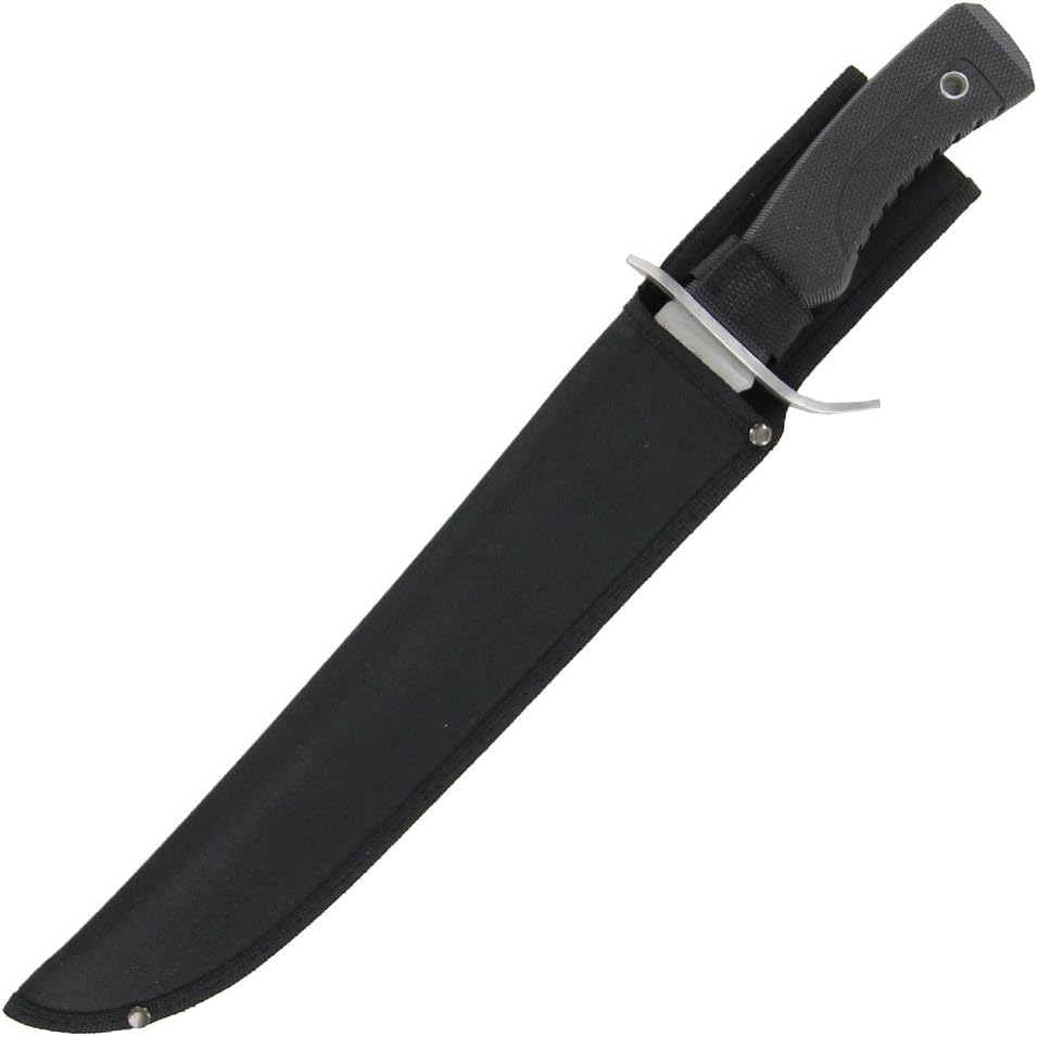 Armory Replicas Sporting Sawback 17 Knife with Dual Grit Sharpening Stone