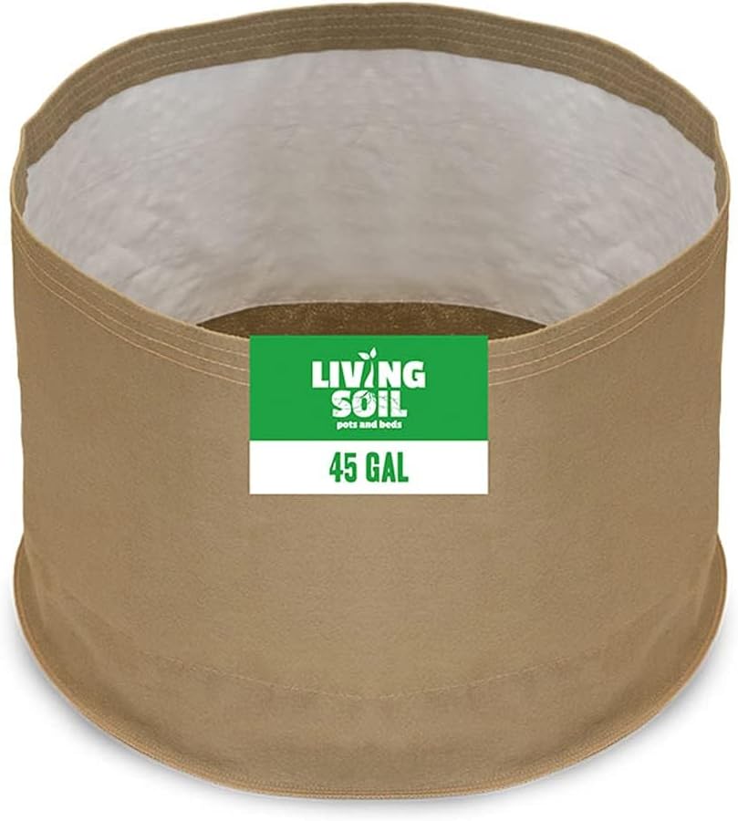 Sustainable Village Blumat Grow Bags - 45-Gallon Fabric Pots for Plants - Breathable Waterproof Cloth Pots with MoistureLock Technology - Promotes Strong and Healthy Roots