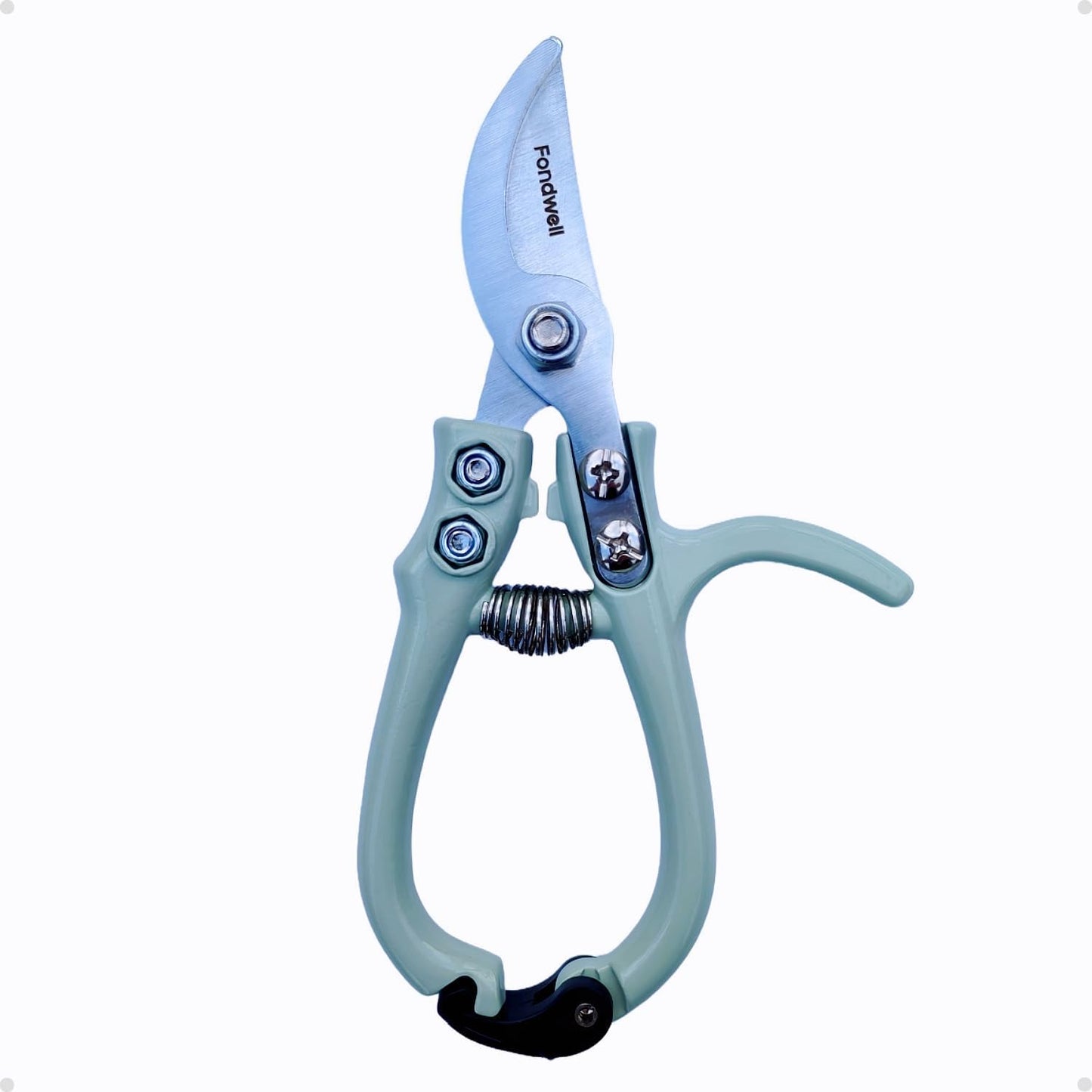 Fondwell 6" Gardening Shears Hand Pruners: Lightweight Garden Trimmers with Bypass Blades - Reliable Bonsai Cutters for Small Plants