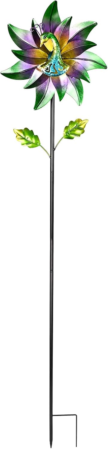 Decorative Garden Stakes Wind Spinners Outdoor Clearance Metal Yard Art Gifts for Women Grandma Mom for Lawn Patio Yard Pathway Driveway Ornaments