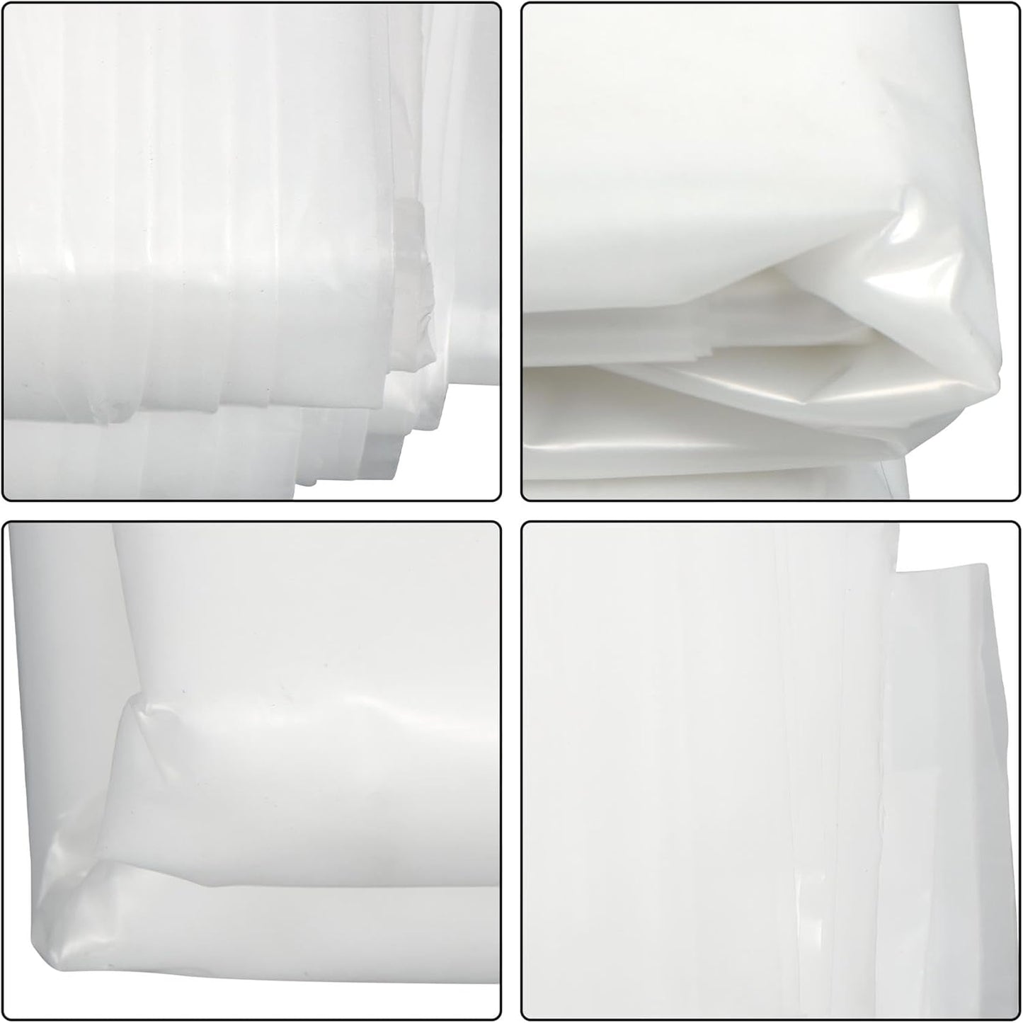 12 x 100FT Greenhouse Plastic Sheeting, 6 Mil Heavy Duty Clear Polyethylene Film, Covering for Gardening, Farming