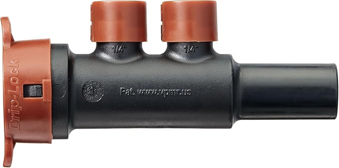 Orbit 67047-1/2" x 1/4" Drip-Lock 2-Port Extension Manifold (3)