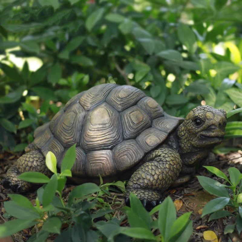 Garden Turtle Statue Decoration, Large Realistic Tortoise Figurine, Outdoor Lawn Ornament Garden Outdoor Courtyard, Lawn Landscape, Swimming Pool Decoration, Festival and Birthday Gifts