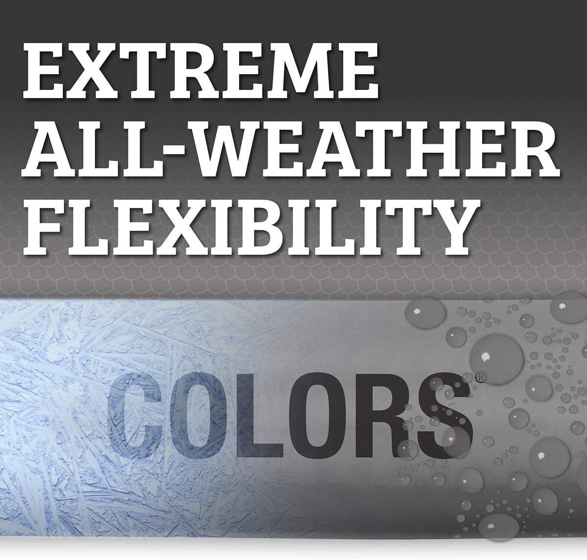 Flexzilla Colors Garden Hose 5/8 in. x 75 ft., Lightweight All-Weather Water Hose, Durable and Flexible, Leak-Free Connections, Slate Gray