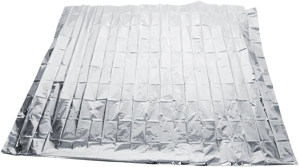 Haofy Silver Reflective Mylar Film Covering Foil Sheets for Garden Greenhouse, Effectively Increase Plants Growth, 82.7 * 61 in/210 * 155 cm