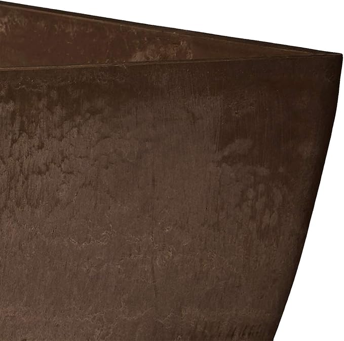 PSW Arcadia Garden Products FB40C Simplicity Square, 16 x 16 x 13, Chocolate, 16 by 16 by 13-Inches