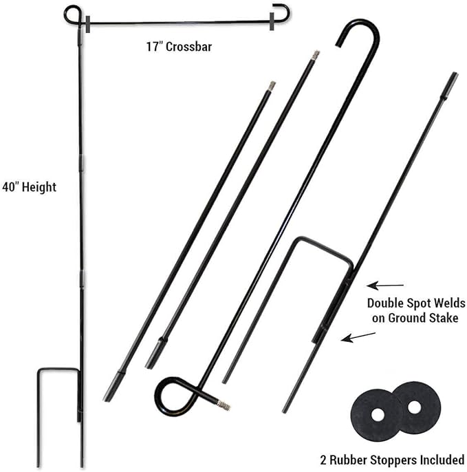 Cincinnati Reds Garden Flag with Stand Holder