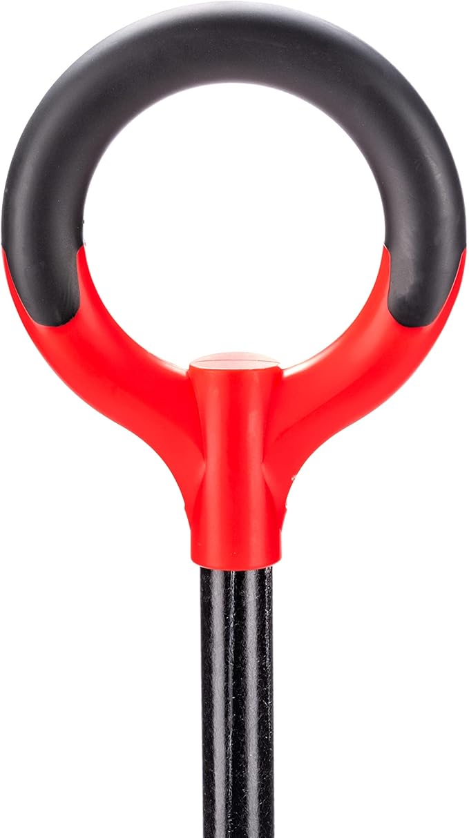 Radius Garden 25311 Pro-Lite Ergonomic Carbon Steel Digging Fork, Red