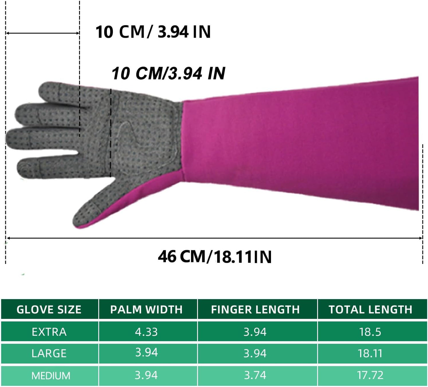 3-in-1 Gloves for Gardening, Farming & Cleaning, Stab-Proof, Anti-Slip, Wear-Resistant, Comfort, Breathable, Durable