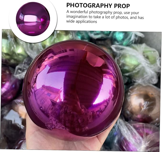 Gazing Globe Mirror Ball 4.72 Inch, Set of 2 – Perfect for Garden Decorations, Outdoor Spaces, and Unique Home Décor