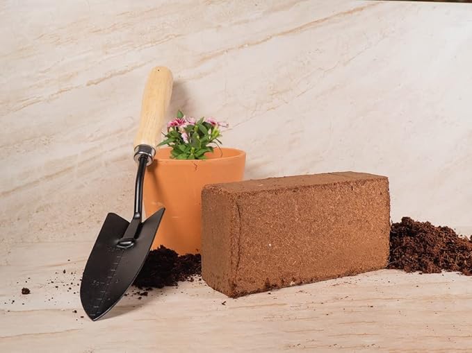 Coco Coir for Plants 3-Pack Envelor 2.4 Gallons Compressed Coconut Coir Bricks 10 lb. Organic Coconut Coir Bulk Low EC pH Balanced Natural Coco Peat for Indoor and Outdoor Gardening Potting Soil