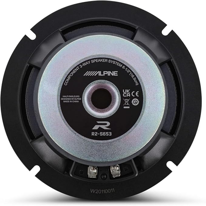 Alpine R2 Speaker Bundle - Two Pairs of R2-S653 6.5" R-Series Pro High-Resolution 3-Way Component