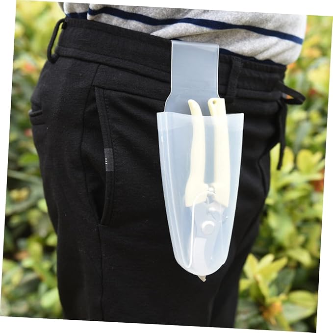 4Pcs Reusable Pruner Holder Garden Shears Box Convenient Tool for Gardening Scissors Scissors Waist Clips Pliers Container Garden Tool Bag