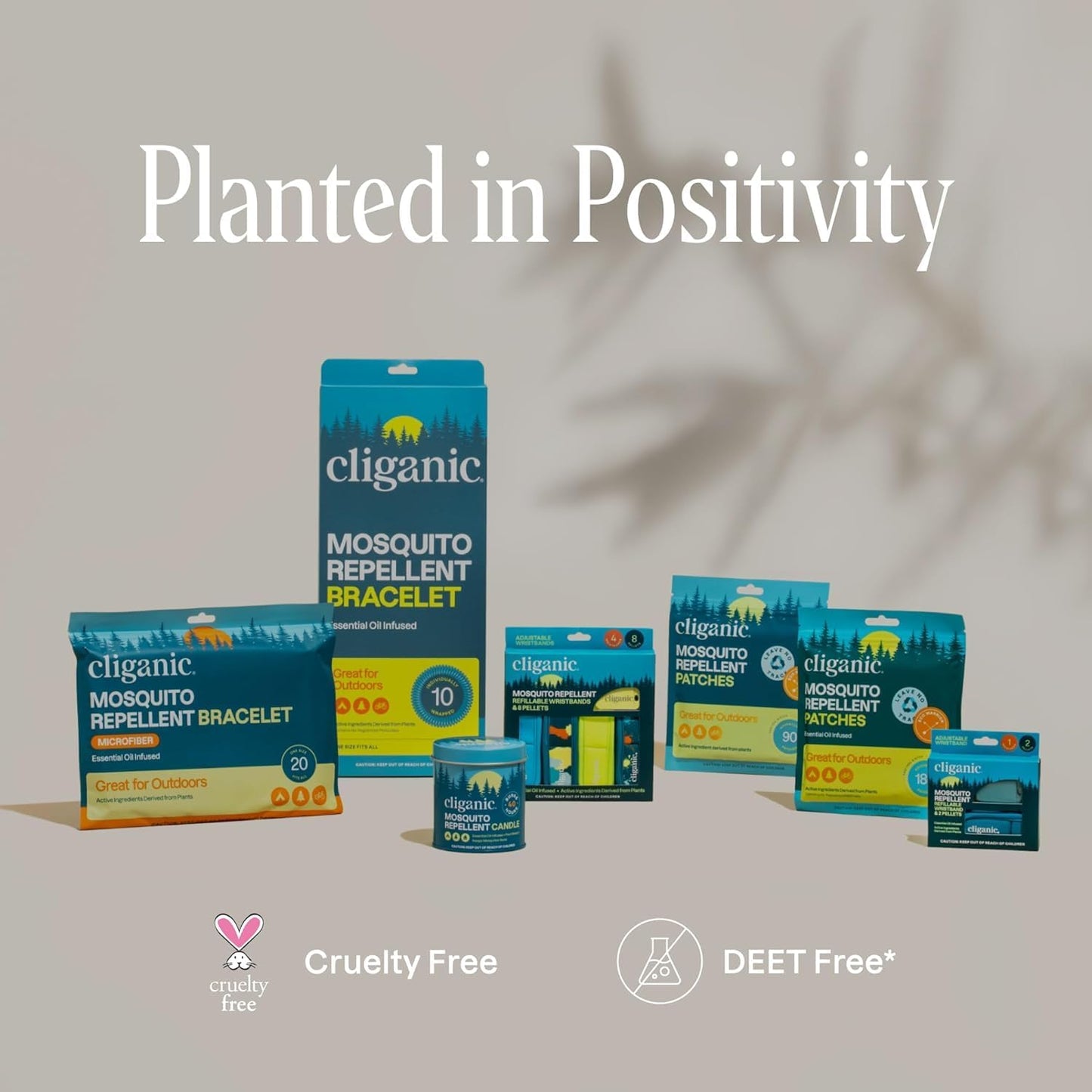 Cliganic Natural Mosquito Repellent Candle (Large 16oz) | Citronella, DEET Free, Essential Oil Infused for Outdoor, Camping | Burns 55 Hours