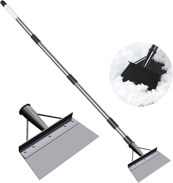 Garden Cleaning Shovel, Snow Shovel,59 Inch Handle Duty Garden Shovel, Multifunctional Cleaning Shovel,Suitable for Gardening, Planting, Weeding, Deicing and Other Gardening Tasks