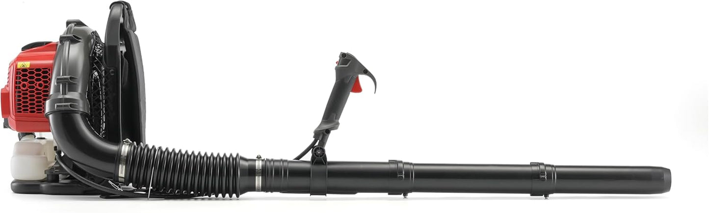 PRORUN 51.7cc 570 CFM 250 MPH Gas-Powered 2-Cycle Backpack Leaf Blower, PBB2417