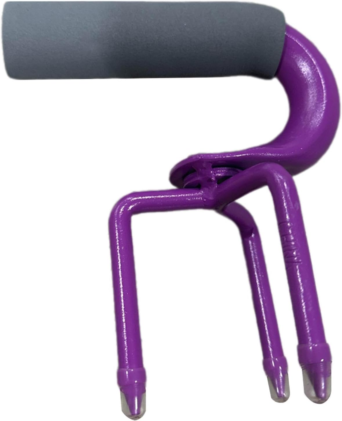 Hand Tiller Claw Cultivator Garden Yard Soil Loosener Soil Tiller Manual for Raised Garden Beds Potted Cultivating Plant Pot violet