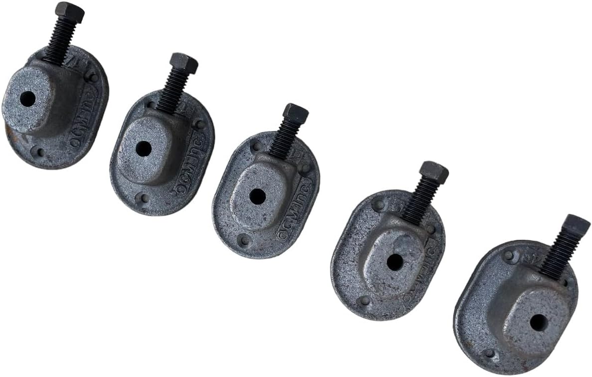 Sandbaggy Heavy Duty 1/4" Pencil Rod Clamp - Reusable Concrete Formwork Clamps - Cast Malleable Iron - Construction Grade Strength & Safety (Heavy Duty, 20, Count)