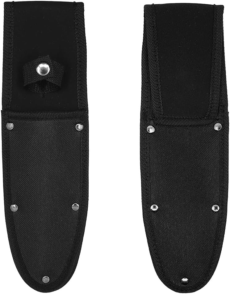 Zenport K246 Deluxe ZenBori Soil Knife with Sheath, 6-Inch Stainless Steel Serrated Blade and Depth Measurement Markings, Orange Handle