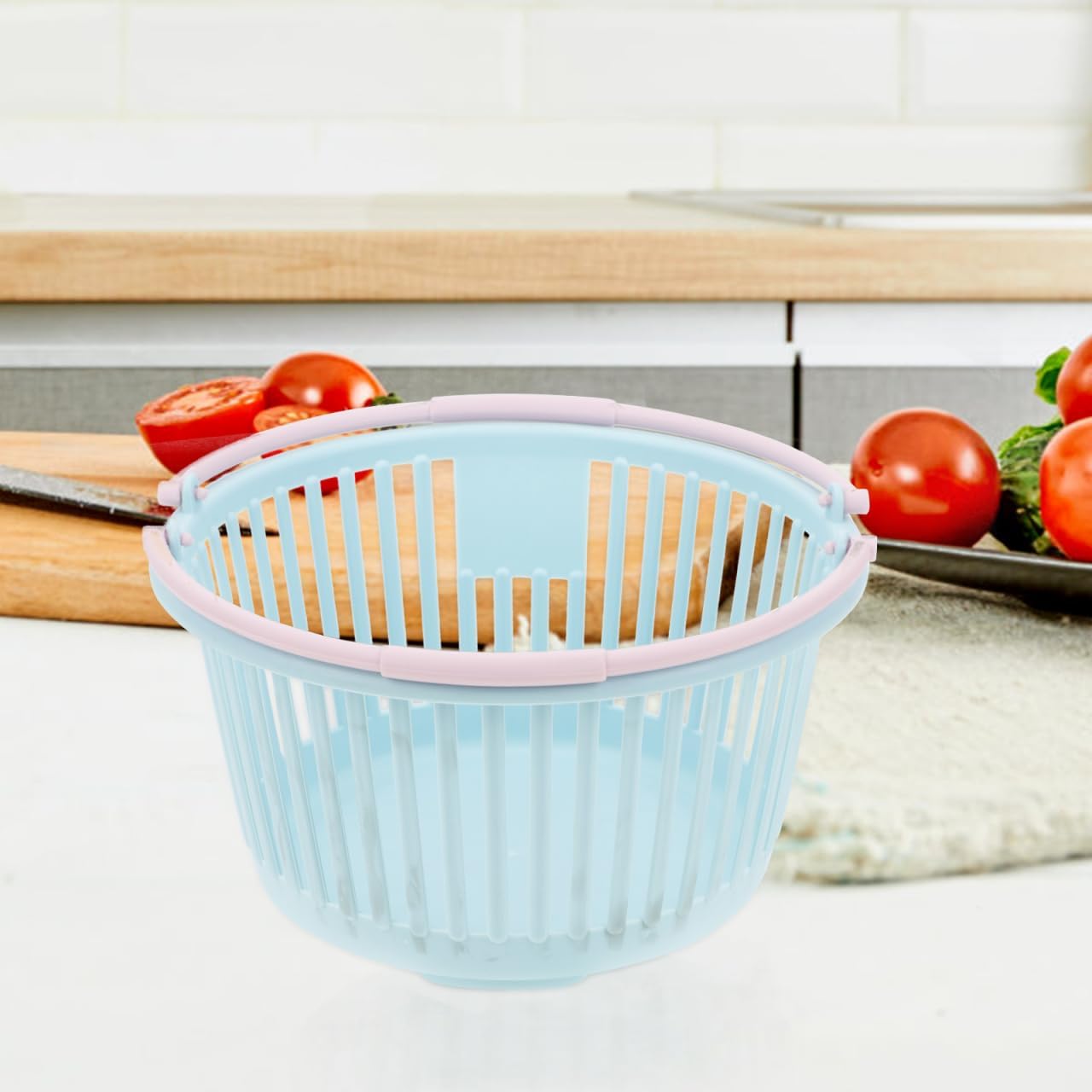 4pcs Portable Fruit Picking Baskets Ergonomic Handle Containers for Collecting Berries Cherries and More Multi-functional Storage Baskets for Kitchen Outdoor Use