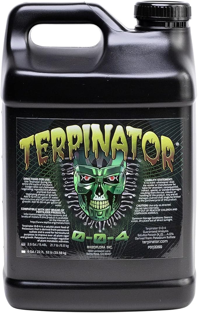 Liquid Nutrients, For Use in Hydroponics and Soil, 2.5 gal.