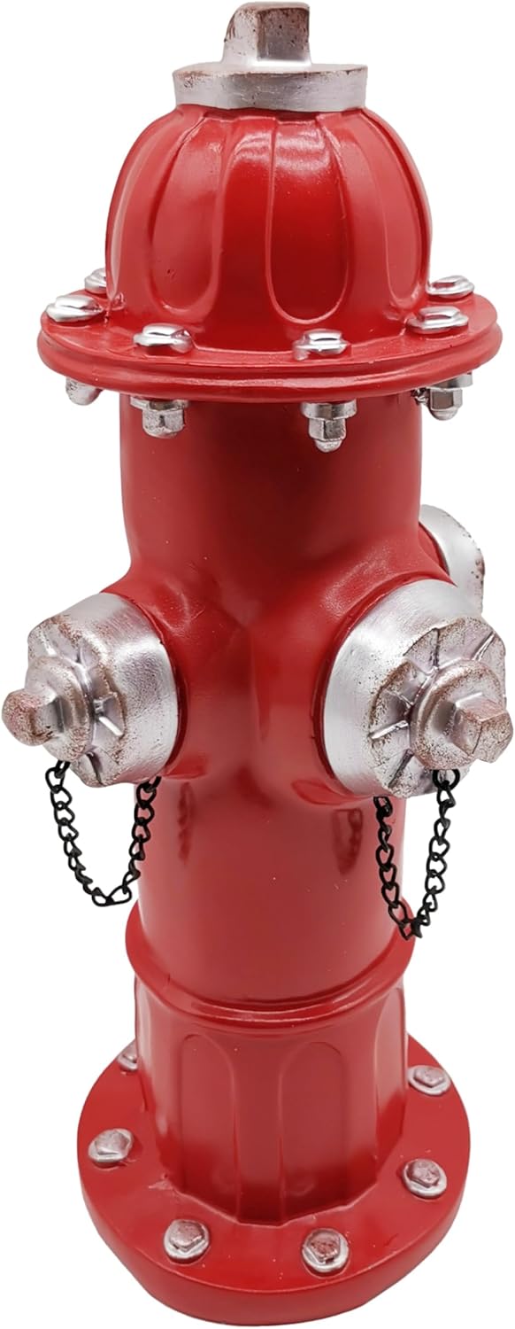 Fire Hydrant Garden Statue for Dogs to Pee On,Puppy Pee Post Training Tool Resin Statue,Indoor Outdoor Fire Hydrant Decor Figurines for Yard Art and Garden Lawn,The Perfect Firefighter Ideal Choice