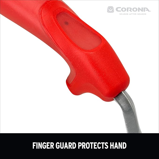 Corona Tools CT 3374 Premium Stainless Steel ComfortGEL Gardening Fork, Red