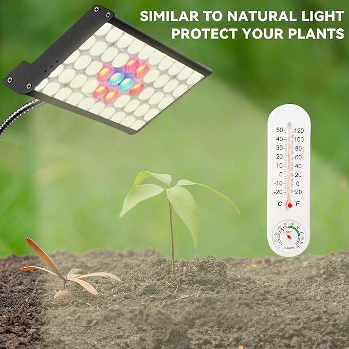 Grow Lights for Indoor Plants Full Spectrum Led Plant Grow Lights 3/9/12H Timer,10 Dimmable Levels, Adjustable Stand 23-67 inches, Flexible Gooseneck, Grow Lamp for Large and Small Plants with Stand