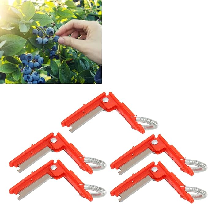 Garden Thumb Picking Knife Set, Fruit and Vegetable Harvesting Tool for Farm, Garden, Orchard, 10 Pack