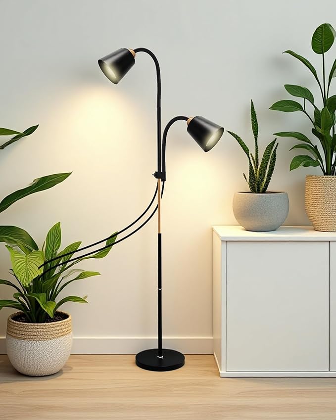 Standing Plant Grow Light, LED Growing Light Full Spectrum for Indoor Plants,4/8/12H Timer, 10-Level Brightness,Flow Grow Light for Tall Large Indoor Plants