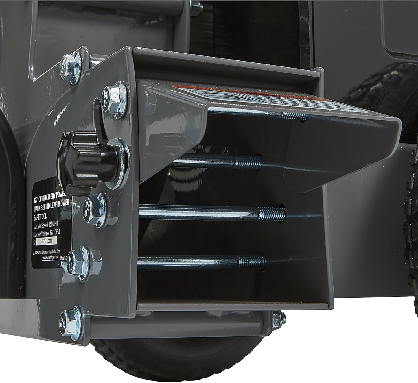 Klutch Walk-Behind Jet Leaf Blower, KLiQ 57.6V, 1271 CFM, Brushless, Battery-Powered, Bare Tool
