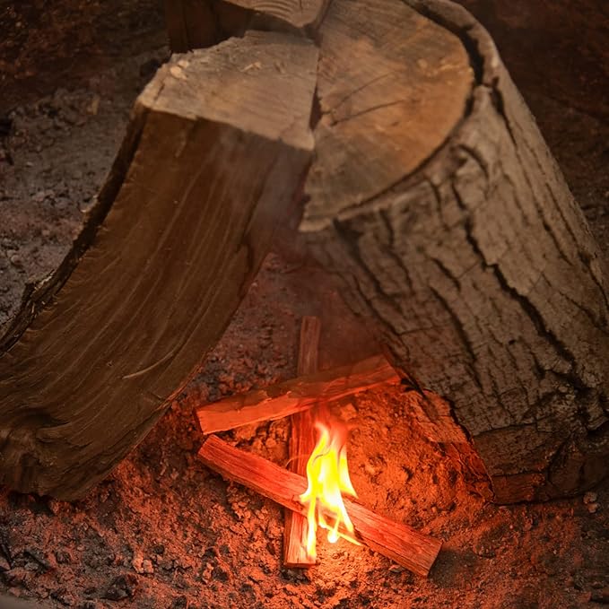 50lb Fatwood Fire Starter Sticks, Fire Starters for Fire Pit, Campfire, Wood Stoves, Fireplaces, Bonfires, Easy Start Fire with Just 2 Sticks in All Weather Conditions by Billy Buckskin (50 Pound Bag)