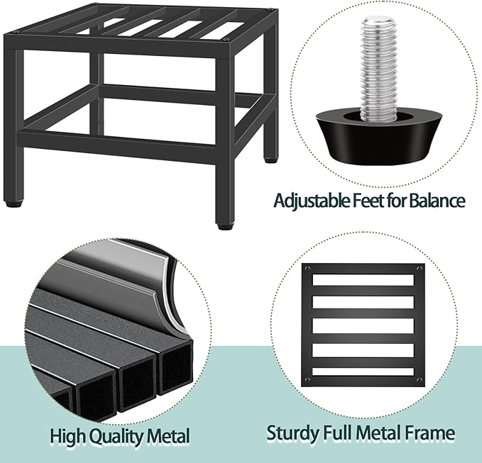 Plant Stand Indoor Outdoor, Single Plant Stands Metal Pedestal Stand for Indoor Outdoor, Iron Flower Stand Display Planter Shelf for Garden Deck Living Room