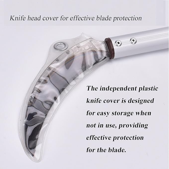 Scythe Garden Tool, Japanese Weeding Scymea, Scythe Tool, Weeding and Weed, Magnetic Handle, Durable SK5 Steel Blades, (2 Pack)