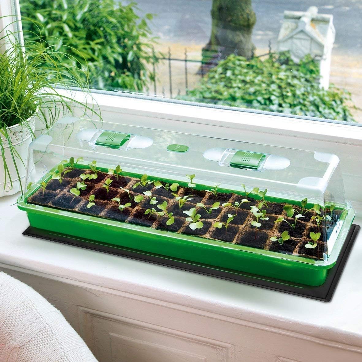 iPower 10" x 20" Waterproof Durable Seedling Heat Mat Warm Hydroponic Plant for Indoor Gardening Germination Starting