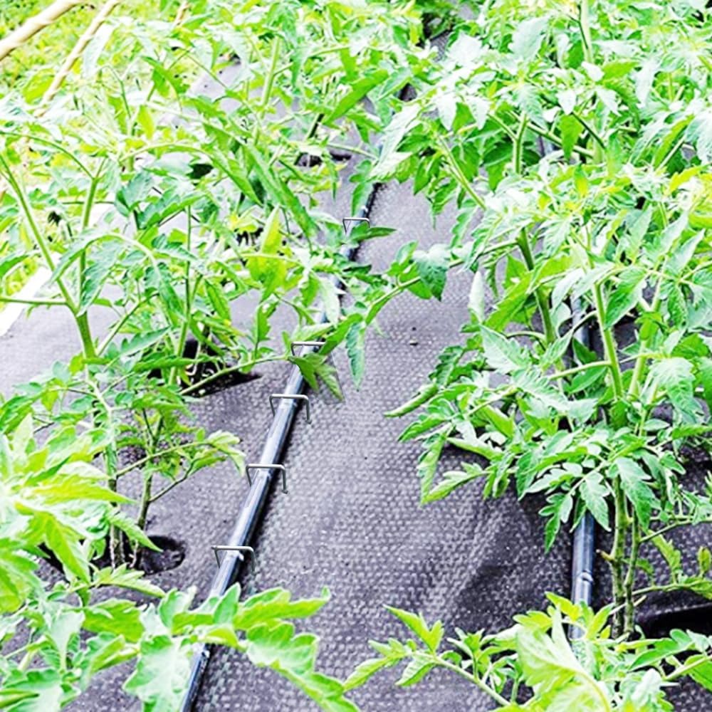 8 Gauge Ground Staples 4 Inch Landscape Staples 30Pack Metal Lawn Ground Barrier Cover Wire Heavy Duty U Stakes Pins