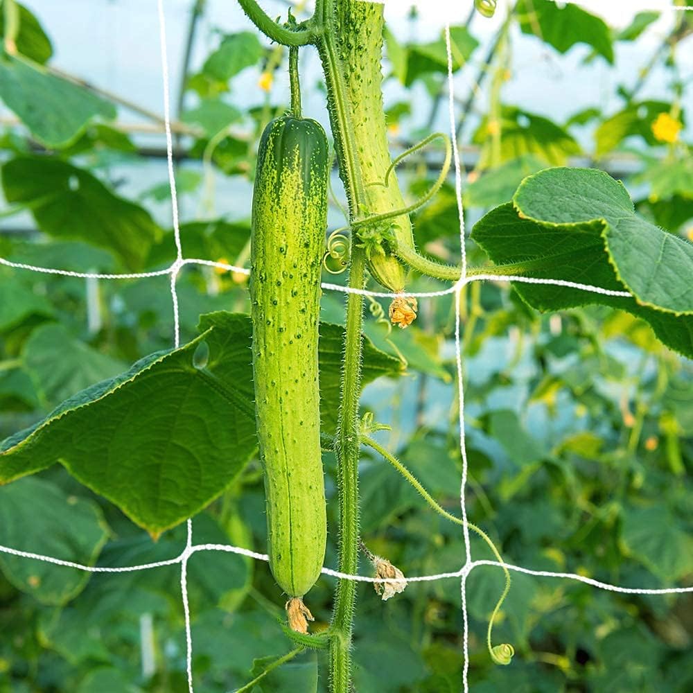 5x350ft Garden Trellis Netting - Heavy-Duty Polyester Outdoor Plant Support Netting for Climbing Plants, Vegetables and Fruits, Hydroponic Growing